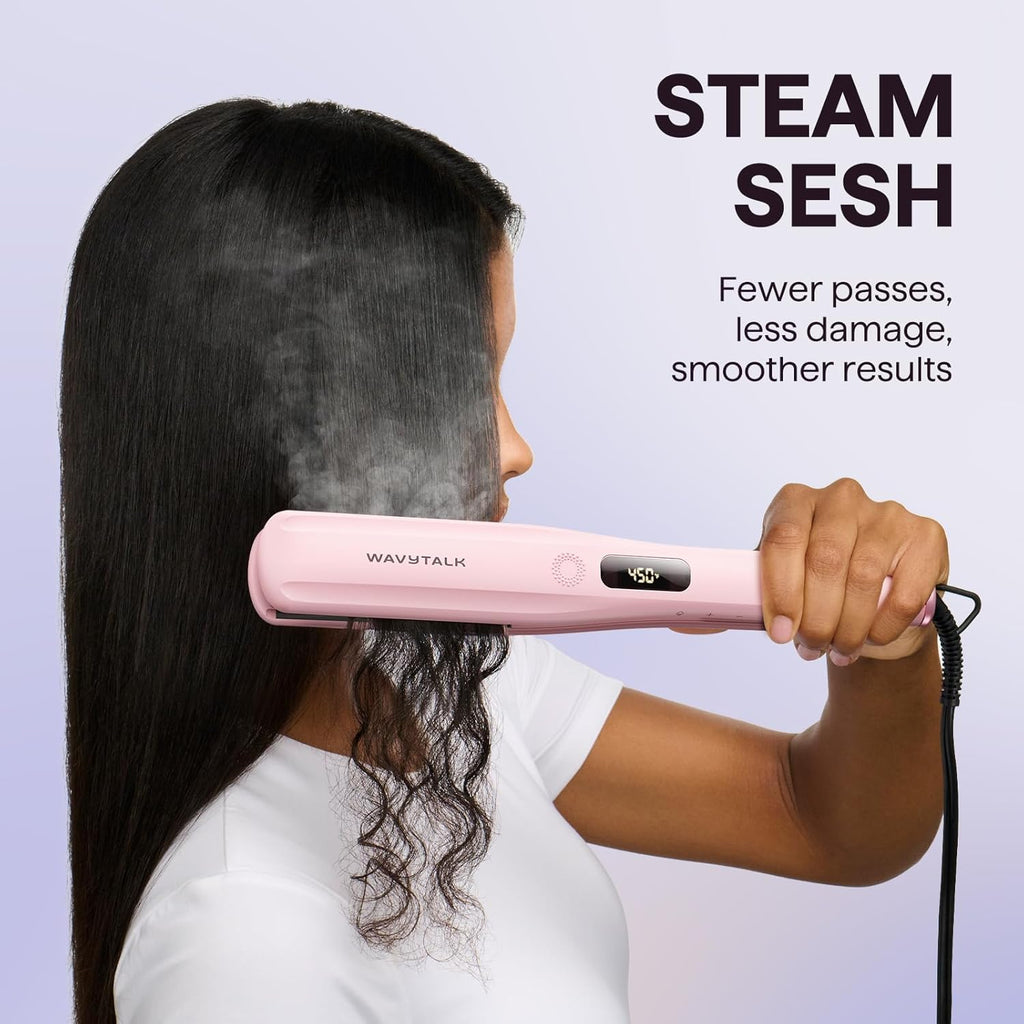 Silk Steam Hair Straightener Pro